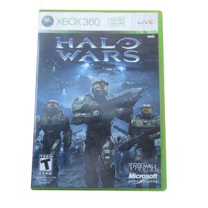 Halo Wars (Microsoft Xbox 360, 2009) Complete with Manual